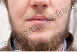 Mouth Man Casual Average Bearded Street photo references